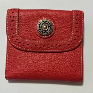 Dooney & Bourke Red Leather Wallet